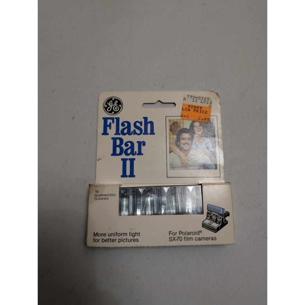 GE Flash Bar II for Polaroid SX-70 Camera 10 Flashes New Factory Sealed NOS